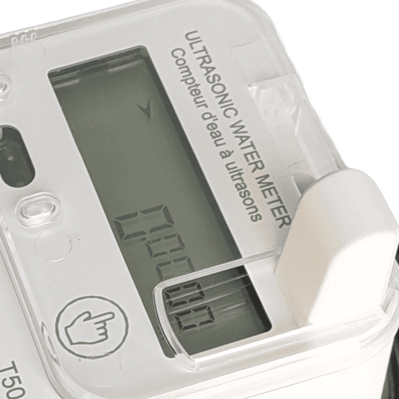 Multi-view LCD display of the meter