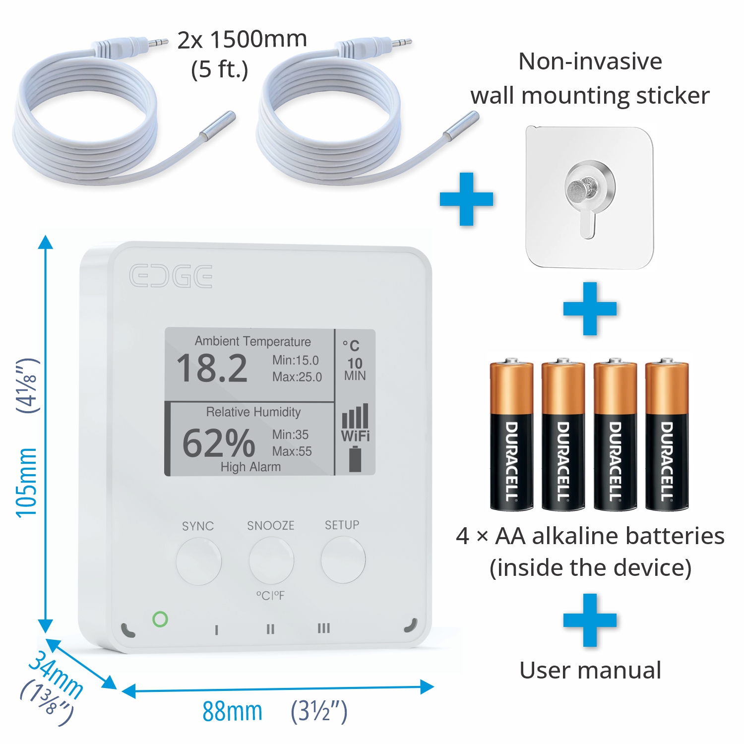 MaxLinc EDGE Thermo Cellular HACCP/NIST Temperature Data Logger thumbnail 5
