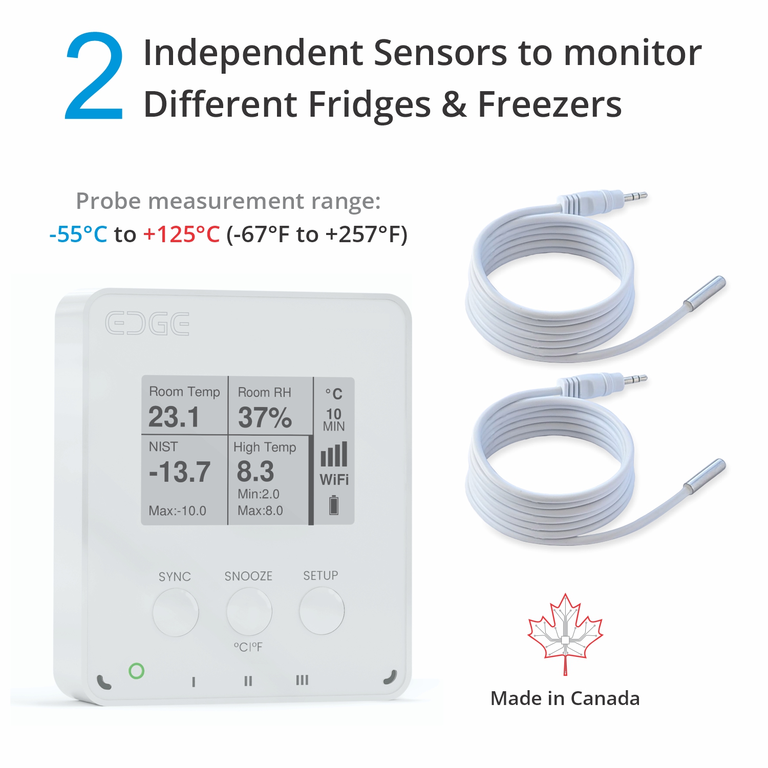MaxLinc EDGE Thermo Cellular HACCP/NIST Temperature Data Logger thumbnail 6