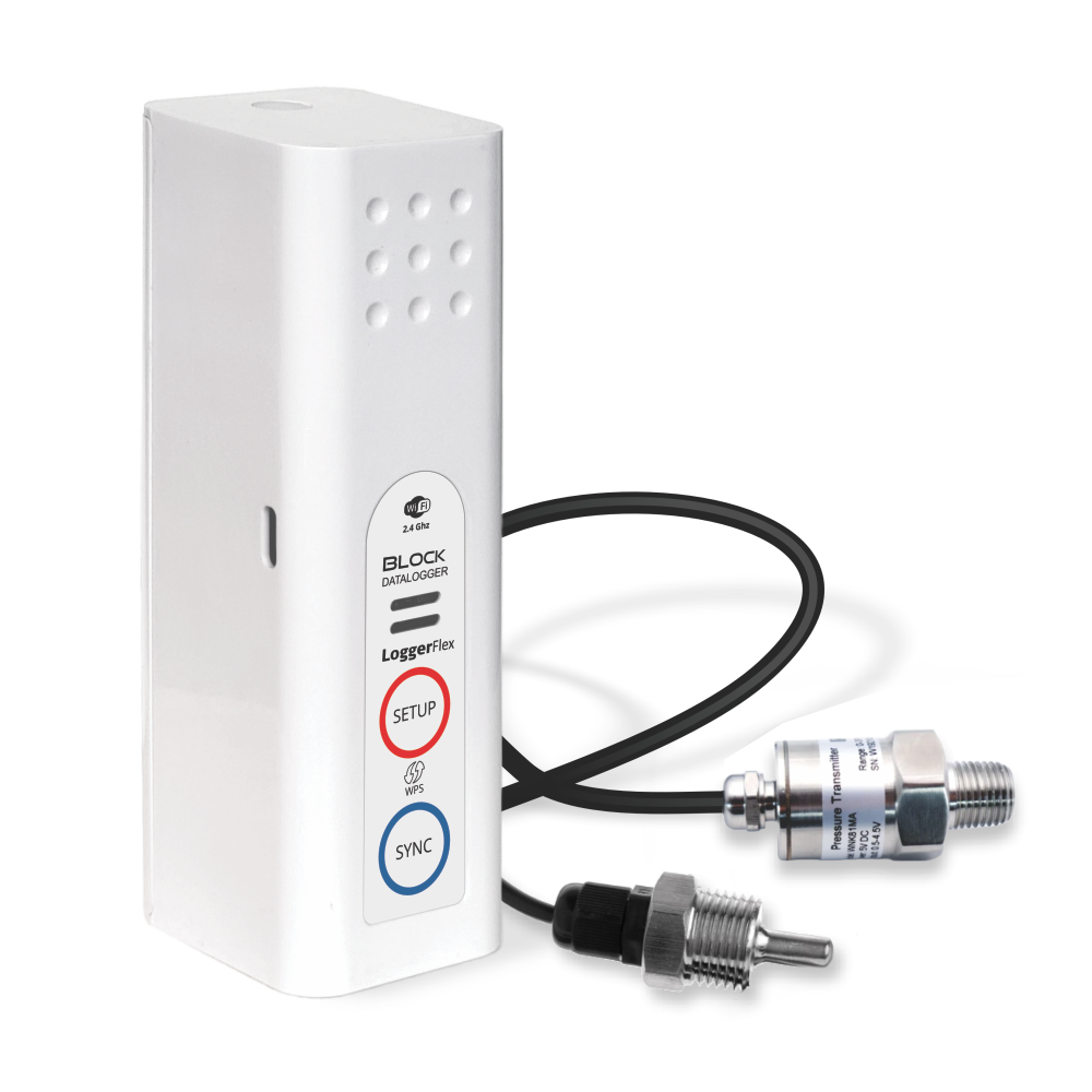 MaxLinc BLOCK Fluid Pressure & Temp